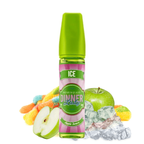 جویس دینرلیدی پاستیل سیب سبز یخ DINNER LADY APPLE SOURS ICE